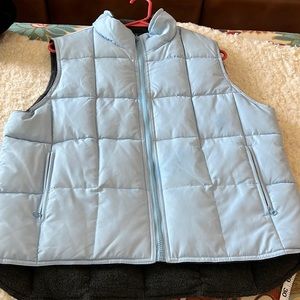 COPY - Baby Blue Ladies Puffer Vest size Medium